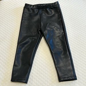 Zara faux leather stretch leggings/pants